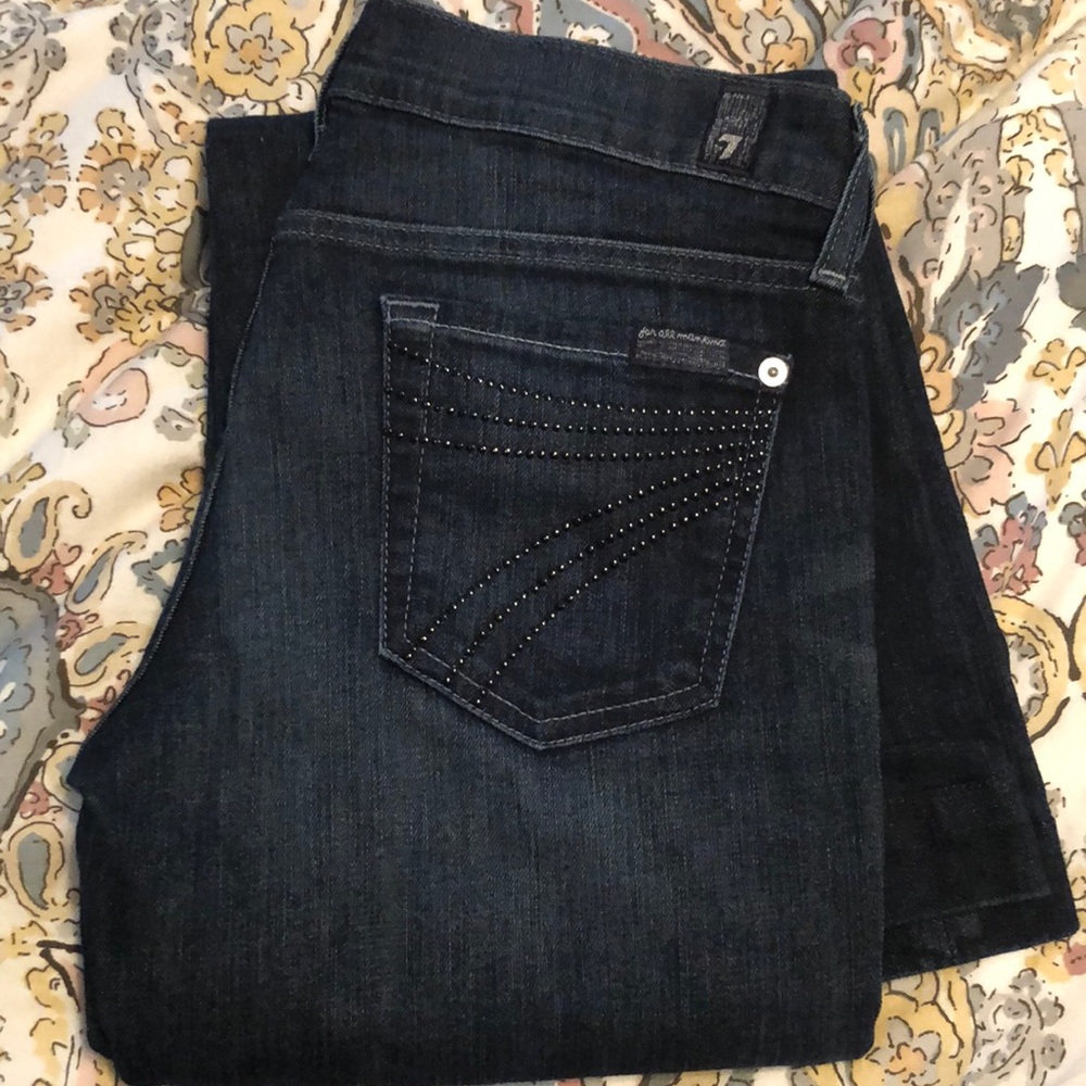 7 jeans with embellished pocket